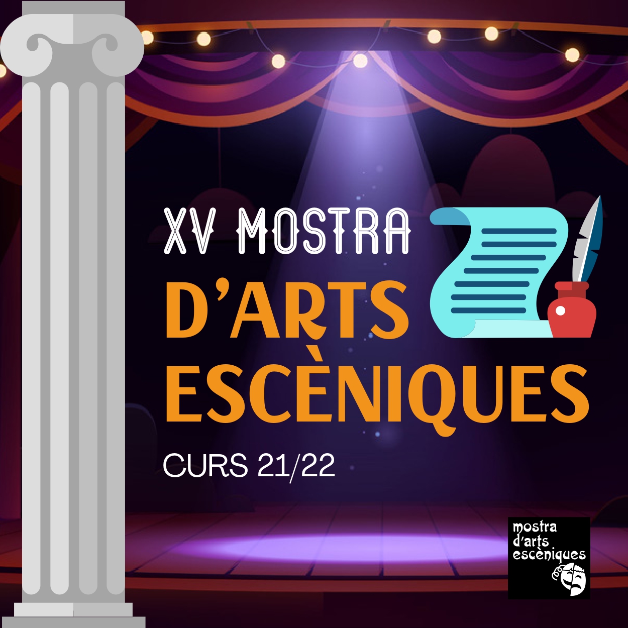 Mostra d'Arts Escèniques 2022 Cartell Mostra d'Arts Escèniques