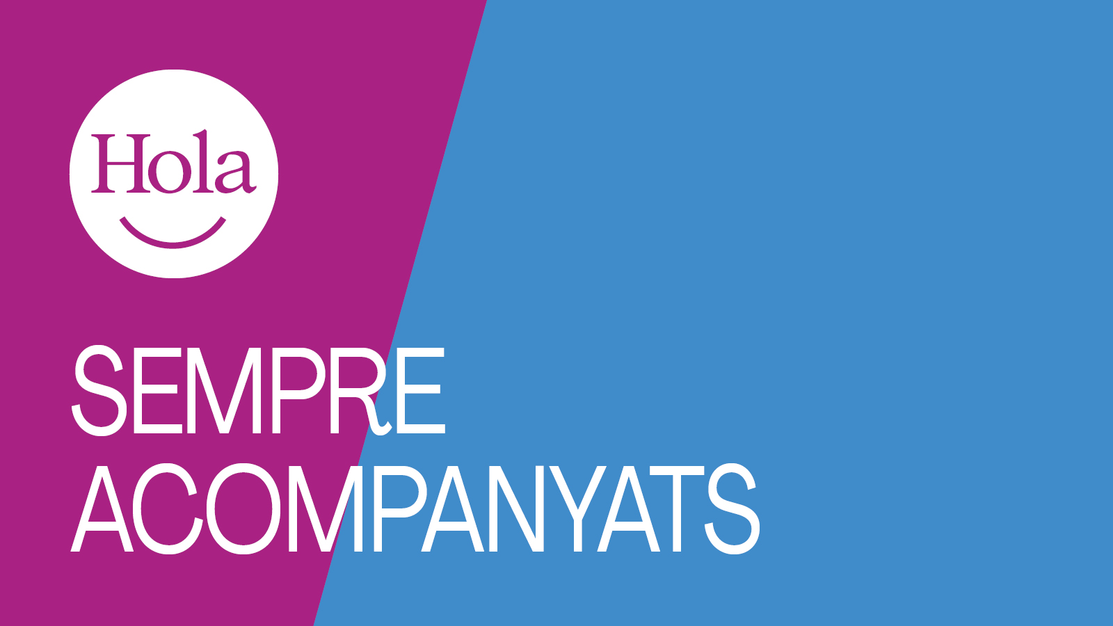 Botó d'accés Sempre acompanyats
