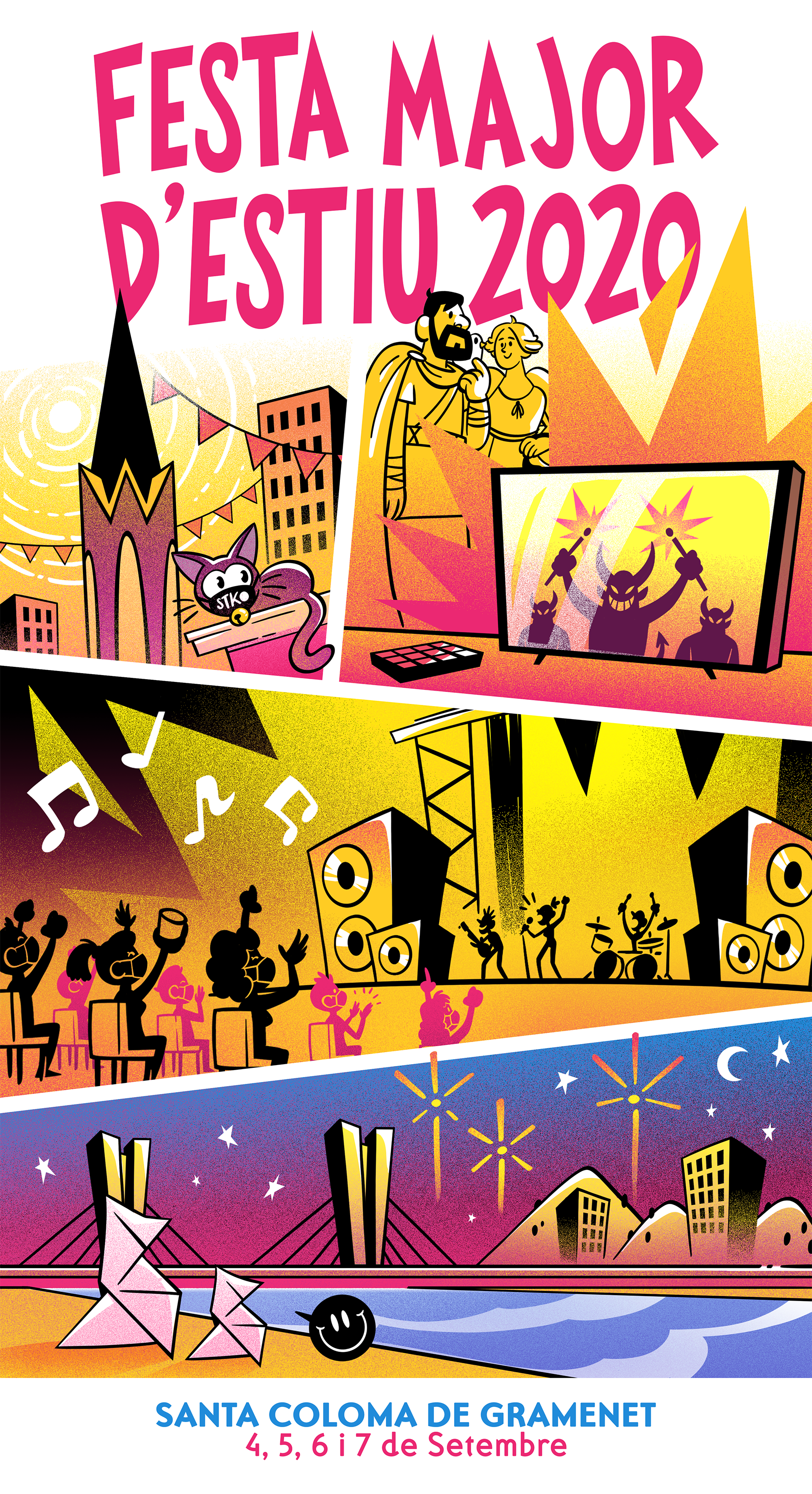 Opció 1 proposta 1 de cartell de Festa Major