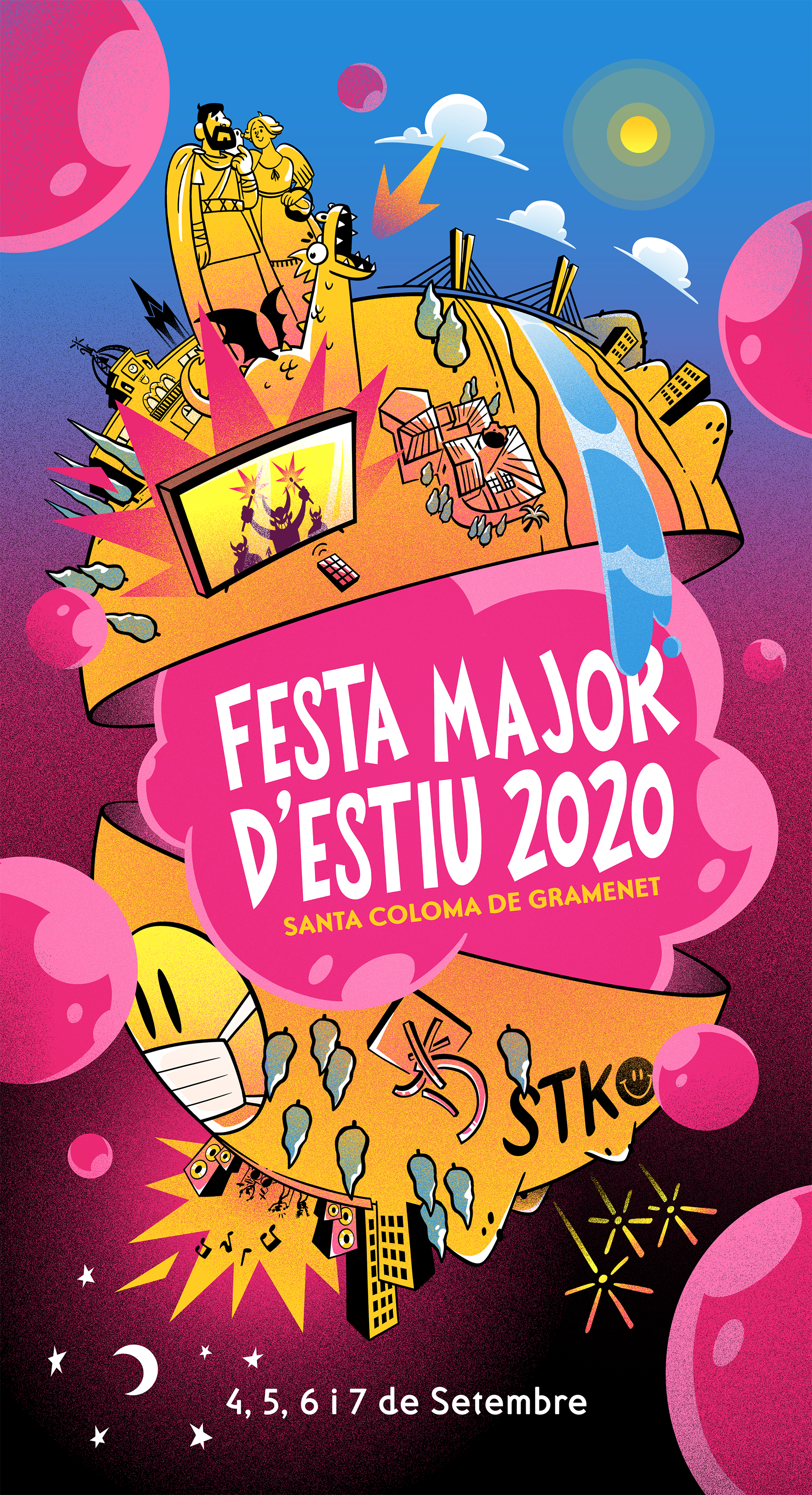 Opció 3 proposta 3 de cartell de Festa Major