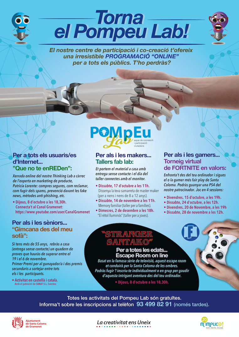 Cartell de les activitats Cartell de les activitats