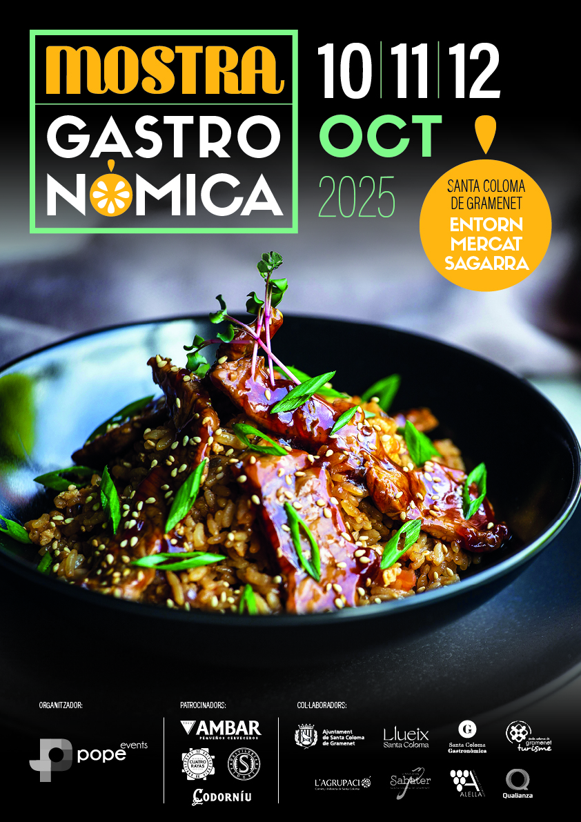 Cartell de la Mostra Gastronòmica 2025