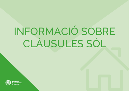 Clàusules sòl Logo del servei