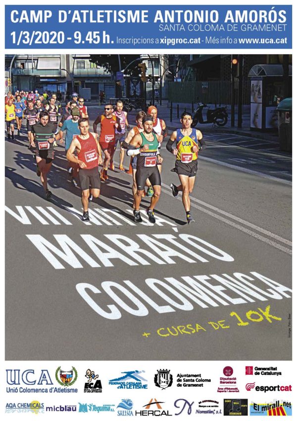 Cartell anunciador VIII Mitja marató Imatge del cartell anunciador de la VIII Mitja marató