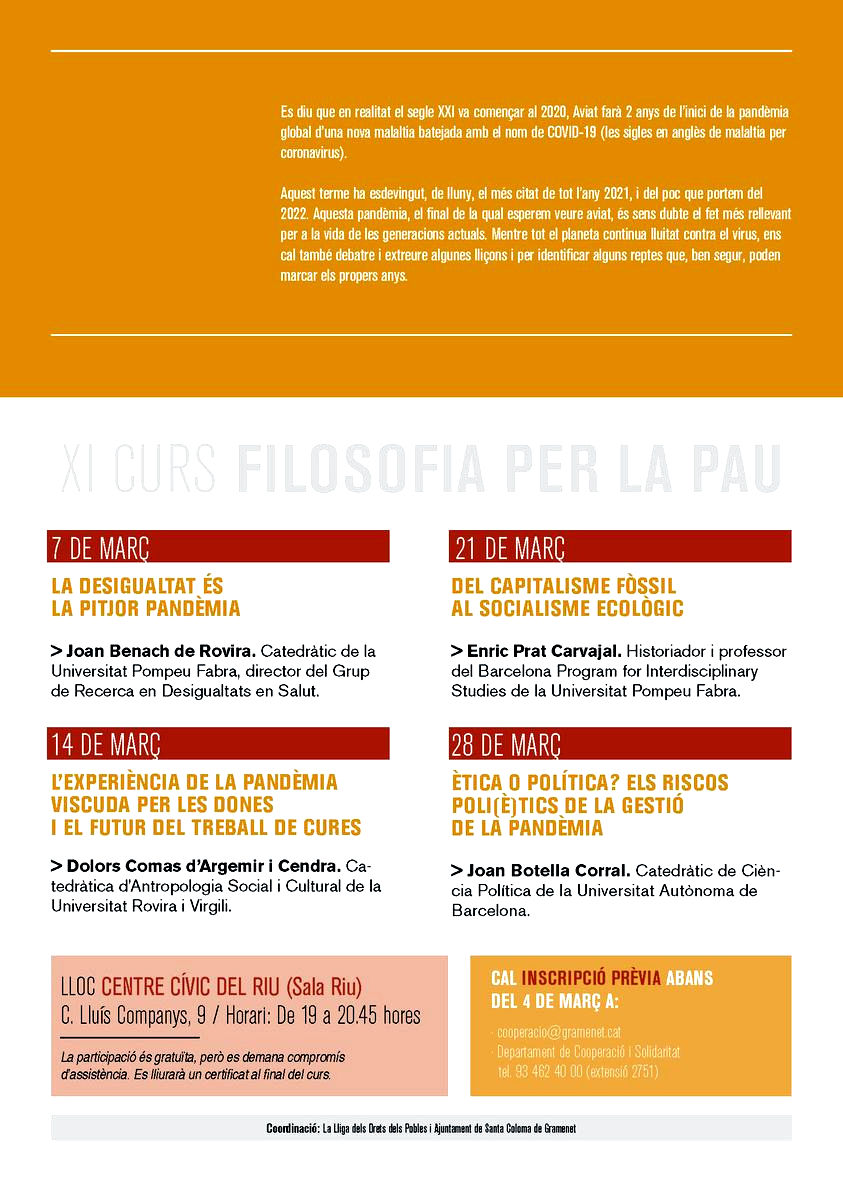 Programa del curs Cartell