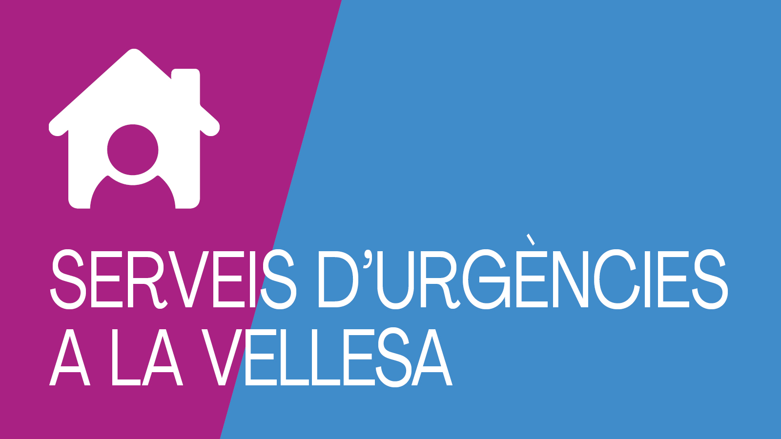 Botó d'accés urgències a la vellesa