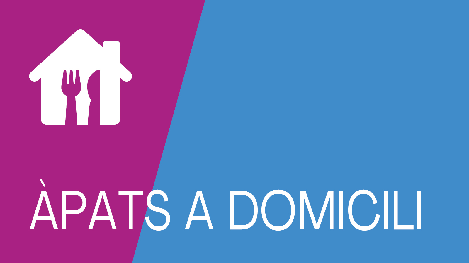 Botó d'accés a Àpats a domicili