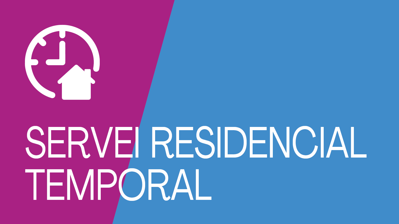 Botó d'accés servei residencial temporal