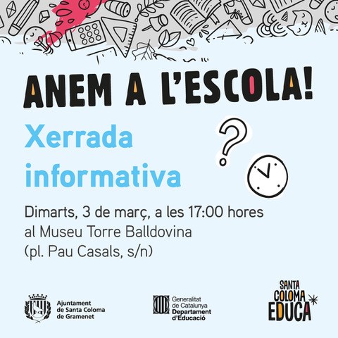 Xerrada informativa Cartell de la xerra informativa